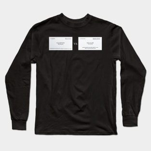 PATRICK BATEMAN VS PAUL ALLEN BUSINESS CARD Long Sleeve T-Shirt